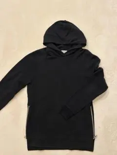 John Elliott サイドジップ パーカー 3 HOODED 黒ブラック