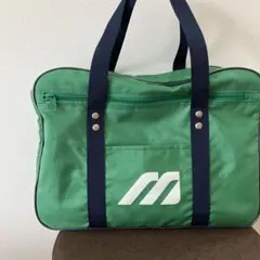 ⭐︎超レア⭐︎グリーンMIZUNO スクールバッグのサムネイル