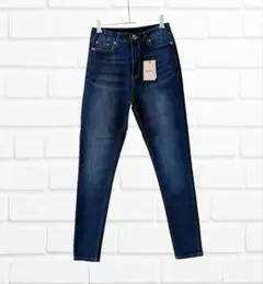 【新品タグ付き】【GRL】 ダークブルー スキニーデニム Ｍ