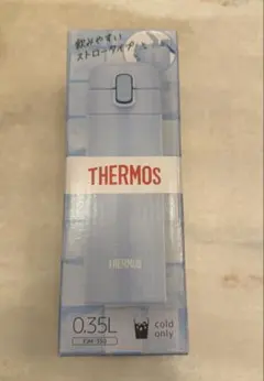 新品 サーモス ストロー水筒 350ml FJM-350 ライトブルー 箱付き