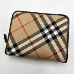 Burberry バーバリー 2つ折り財布　ノバチェック　コンパクトウォレット 2026年最新】バーバリー 財布 二つ折りの人気アイテム - メルカリ