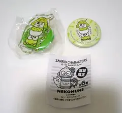 宮城限定　サンリオ　ガチャ　けろけろけろっぴ　ネコムネandシバ　パネルスタンド