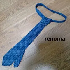 renoma ネクタイ ネイビー 円形模様のサムネイル