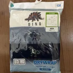 恐竜デザイン 半袖肌着吸収速乾130サイズ 3枚組