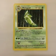 英語版初期ポケモンカード・shadow less Metapod 54/102 - メルカリ