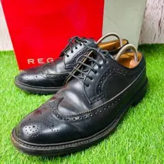 【箱付き・良品】REGAL リーガル 革靴 ウィングチップ 外羽根 24¹ᐟ²