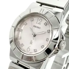 【箱/新品電池】SEIKO LUKIA ルキア 10P ダイヤ 腕時計 ピンク