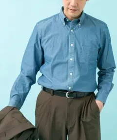 アーバンリサーチ　LIFE STYLE TAILOR　シャンブレーBDシャツのサムネイル