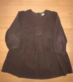 tete a tete 長袖コーデュロイワンピース 110 ブラウン