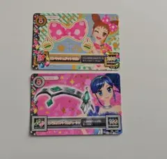 アイカツ ピンキッシュドットリボン　エメラルドスペースカチューシャ