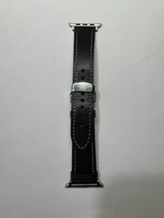 Apple Watch 45mm 本革バンド レザー　ブラック