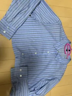 H&M ストライプシャツ ブルー