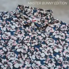 ⛳️MBEマスターバニーエディション⛳️レディース総柄　ポロシャツ　L 花柄のサムネイル
