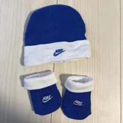 NIKE 青い帽子と靴下セット