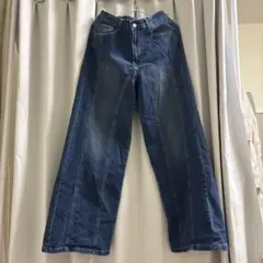 デニム ワイド