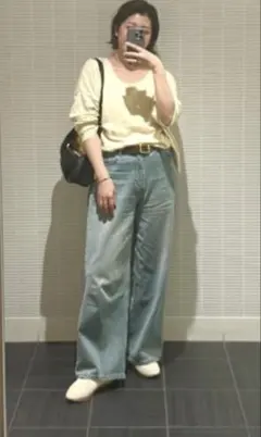 RIVE DROITE MONN.:.(モン)LOOSE DENIM