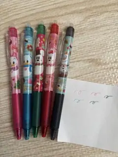 ディズニーリゾート　フリクションカラーペン　クリスマス