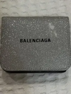 BALENCIAGA 二つ折り財布 シルバー ラメのサムネイル