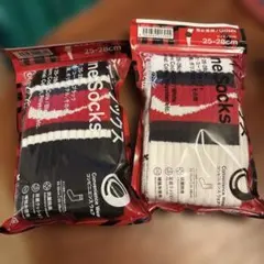 ファミリーマート Coca-Cola ラインソックス 2足セット 25-28cm