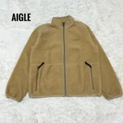 AIGLE エーグル　フリースジャケット　キャメル　サイズXS 長袖