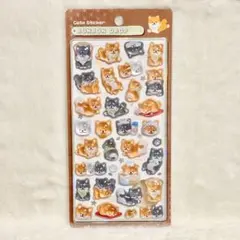 【国内正規品】ボンボンドロップシール　和柄　柴犬／ほっこり