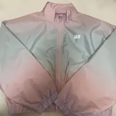 GAP KIDS ピンクグラデーションパーカー Lサイズ