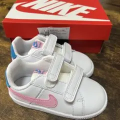 NIKE ホワイトスニーカー ピンクブルー
