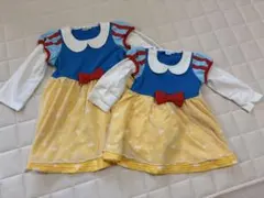 白雪姫ワンピース 姉妹おそろい
