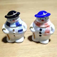 スノーマン 貯金箱 陶器 RUNE クリスマス 装飾品