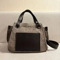 RIPANI リパーニ　再生フェルト×牛革 トートバッグ