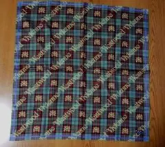 Vivienne Westwood チェック柄 刺繍入 ハンカチ