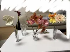 アートフラワー 造花 8本セット