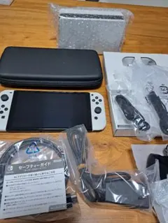 中古Switch有機EL本体+メモリーカード+携帯ケース