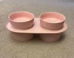 ペット用フードボウルとスタンドセット　犬猫用