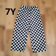 SHEIN ギンガムチェック カーゴパンツ 7Y　120