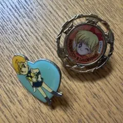 セーラームーン ピンバッジ 2点セット