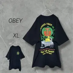 OBEY オベイ バックプリントTシャツ THE FORBIDDEN FRUIT