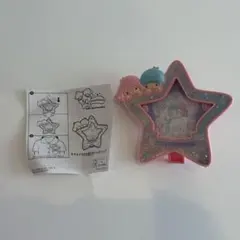 ハッピーセットリトルツインスターズ キキ＆ララお星さまネームクリップ