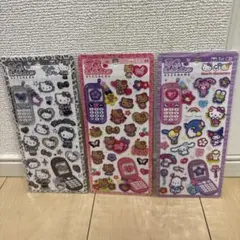 平成はっぴーフォン　3枚　サンリオキャラクターズ　日焼けキティ　グランジギャル