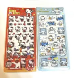 サンリオ　ハローキティ　シナモロール　ボンボンドロップシール　3D