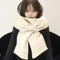 pellsiana （ペルシャナ）リボンマフラー ▫︎BIG ribbon muffler ▫︎¥6,980- ▫︎WEB STORE 09/18 20:00