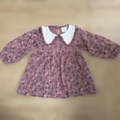 ZARA 花柄ワンピース 86cm 襟付き　12-18ヶ月
