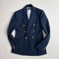 ZARA ザラ ダブルブレスト ジャケット 紺ブレ 金ボタン 完売品 M
