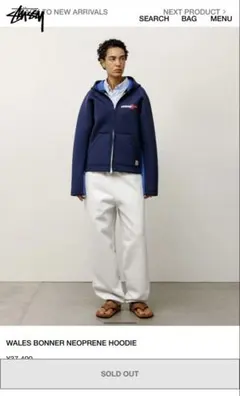 ERNEST W. BAKER PIN STRIPE POLO - メルカリ