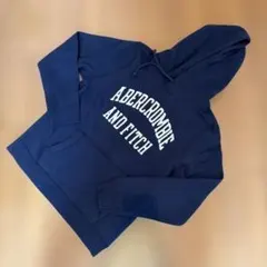 Abercrombie & Fitch ネイビー パーカー M アバクロ