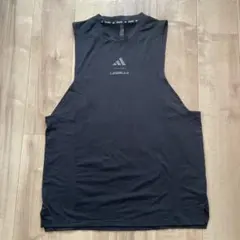 アディダス　レズミルズ　タンクトップ　メンズ　ブラック