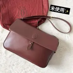 未使用✨カルティエ マストライン ヴィンテージ ショルダーバッグ ボルドーのサムネイル