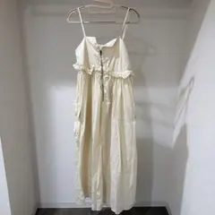 【匿名配送】W closet キャミワンピース アイボリー