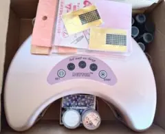 本格的なジェルネイル用ライトと ラメグリッター セット