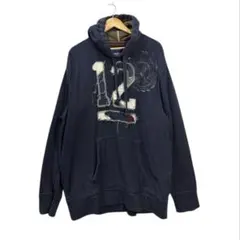 American eagle アメリカンイーグル　パーカー　ネイビー　古着のサムネイル